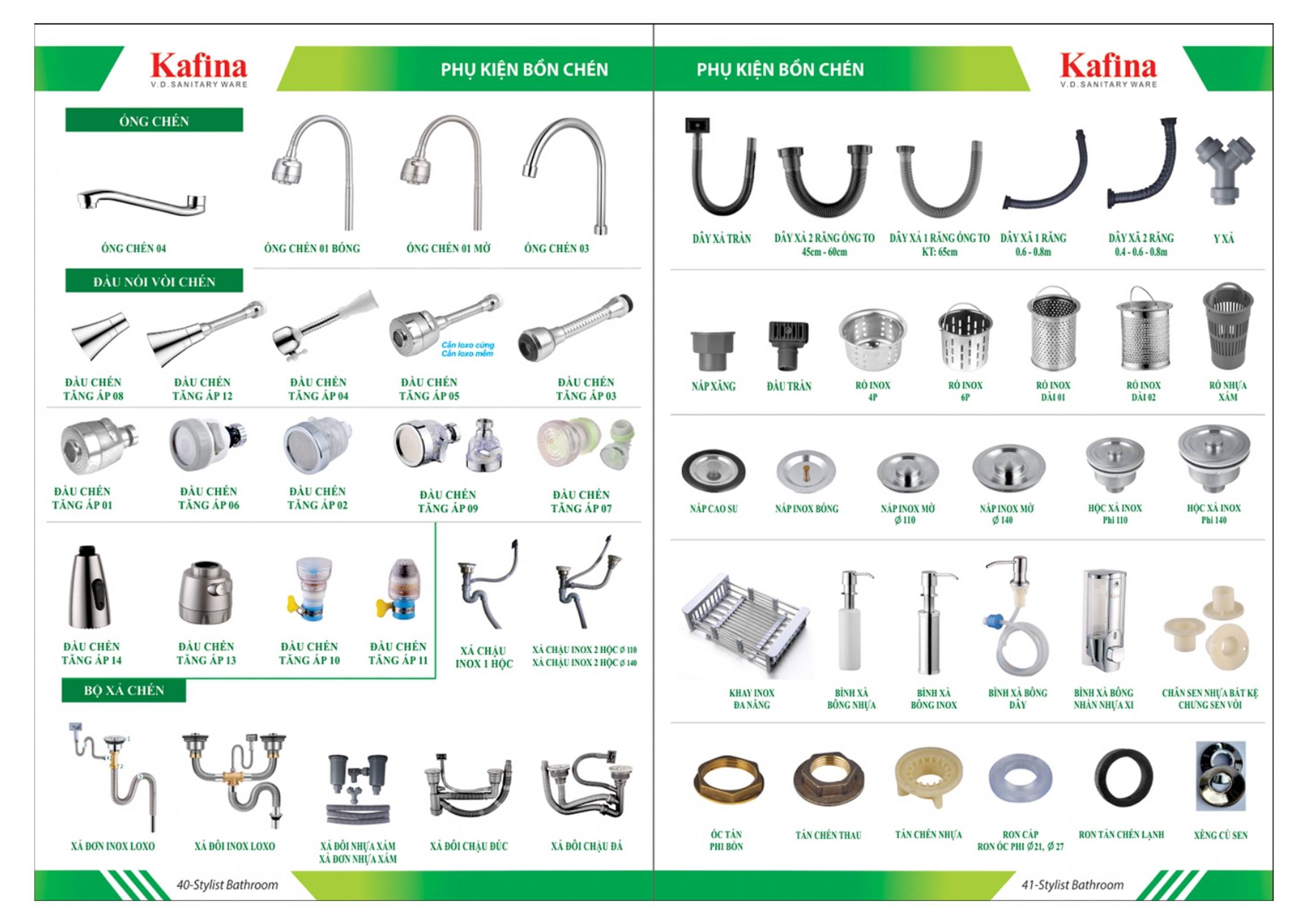 Thiết bị vệ sinh KAFINA Catalogue và Bảng giá mới nhất /Page 20